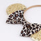 DRESHOW - Hoofdband - Muisoren met glitter en strik