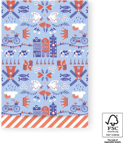 House of Products - Cadeauzakjes - Cadeauzakjes Holland - 17X25 CM - 200 stuks