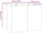 vidaXL - Plantenbak - 100x100x80 - cm - gegalvaniseerd - staal