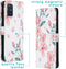 iMoshion Hoesje Geschikt voor Samsung Galaxy A71 Hoesje Met Pasjeshouder - iMoshion Design Softcase Bookcase - Wit / Roze / Blossom Watercolor