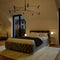 Juskys Nizza - Gestoffeerd Bed - LED Verlichting Bedlade - 120 x 200 cm - Grijs