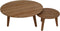 Salontafel tuin naturel - 45x45x35 - naturel - teak