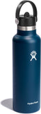 Hydro Flask Standard Mouth Flex Straw Cap - Drinkfles 621 ml - TempShield isolatie - Indigo