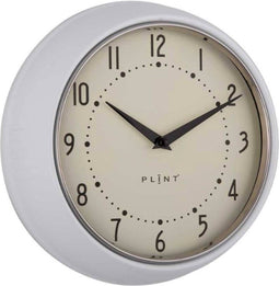 PLINT A/S - Retro wandklok - Wit - Quartz uurwerk