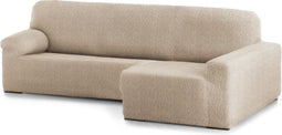 Hoes voor chaise longue met korte armleuning rechts Eysa ROC Beige 180 x 120 x 360 cm