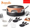 Emerio PO-113255.4 - 3-in-1 Pizza Oven - 6 Persoons Raclette en Grill - Terracotta Koepel - 1500W (6 stuks)