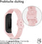 iMoshion Bandje Geschikt voor Samsung Galaxy Fit 2 - iMoshion Siliconen band inkliksysteem gekleurd knoopje - Roze