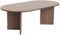 IRIS Walnoten - Ovale Salontafel - 60 x 119 x 40 cm - Okkernoot