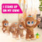 Pluche interactieve aap Peanut Furreal, pluche aap, 38 cm hoog met geluidsfuncties, speelgoed voor k