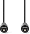 Nedis CAGP25000BK10 - Digitale audiokabel - Toslink - 100cm - Zwart