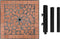 vidaXL - Parasolvoet - vierkant - 12 - kg - terracottakleurig