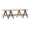 vidaXL Salontafel 115x60x40 cm massief mangohout