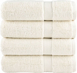 vidaXL - Handdoeken - SOLUND - 4 - st - 600 - g/m² - 50x100 - cm - crèmekleurig