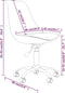 vidaXL - Eetkamerstoelen - draaibaar - 2 - st - stof - zwart