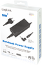 LogiLink Notebook power supply - AC Adapter 90 W - Zwart