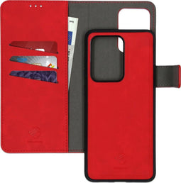 iMoshion Hoesje Geschikt voor Samsung Galaxy S20 Ultra Hoesje Met Pasjeshouder - iMoshion Uitneembare 2-in-1 Luxe Bookcase - Rood