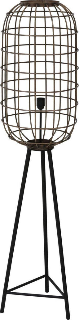 Light & Living Vloerlamp TOAH - oud brons-mat zwart - L