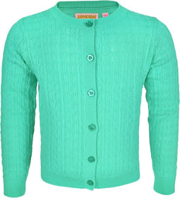 Someone Meisjes Trui LIVIA-SG-12-B - Meisjes Trui - Maat 110 - Polyester/Katoen/Viscose