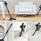 Sanovy Turbo Flex X28 Steelstofzuiger Draadloos - Zonder Zak - Op Accu - 350W - 28Kpa - Met
