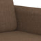 vidaXL - Tweezitsbank - 140 - cm - stof - bruin