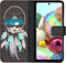 iMoshion Hoesje Geschikt voor Samsung Galaxy A71 Hoesje Met Pasjeshouder - iMoshion Design Softcase Bookcase - Zwart / Meerkleurig / Dreamcatcher