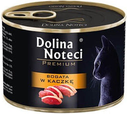 Dolina Noteci Premium rijk aan eend - nat kattenvoer - 185g
