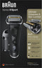 Braun Series 9 9352cc Sport Scheerapparaat met scheerblad Trimmer Zwart, Grijs