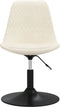 vidaXL - Eetkamerstoelen - draaibaar - 4 - st - fluweel - crèmekleurig