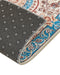 GORDES - Loper tapijt - Beige/Blauw - 60 x 200 cm - Polyester