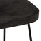 vidaXL - Barkrukken - 2 - st - zwart - 46x38x52 - cm - massief - mangohout