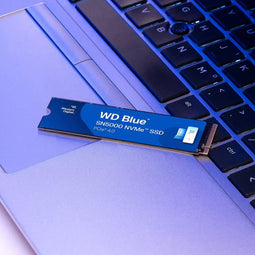 WD Blue SN5000 500GB - SSD M.2 2280 - PCI Express 4.0 x4 - 500 GB - NVMe - 300TB - PS5 compatible - blauw, zwart