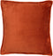 Dutch Decor CILLY - Kussenhoes fleece 45x45 cm - Potters Clay - oranje - met rits