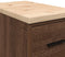 vidaXL - Garagekast - 30x51x85 - cm - massief - grenenhout - bruin - eikenkleurig