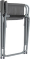 Bo-Camp Regisseursstoel - Klapstoel - Stalen frame - 600D polyester - Grijs