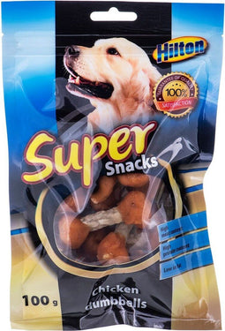 HILTON - Zacht gerookte lekkernijen - Kippenborstfilet - 100g - Honden
