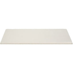Tectake® Kortpolig vloerkleed Soft Zone 80 x 150 cm - Crème