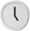 Ronde Klok Lichtgrijs / Round Clock Lightgrey - Design klok Werkwaardig
