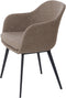 Light & Living - Eetkamerstoel LEONE - 59x58.5x82cm - Bruin - Set van 2