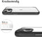 iMoshion Hoesje Geschikt voor iPhone 13 Mini Hoesje - iMoshion Rugged Hybrid Case - Zwart / Transparant