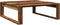 vidaXL - Salontafel - 100x100x35 - cm - bewerkt - hout - oude - houtkleurig