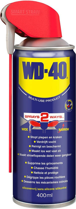 WD40 Kruipolie met Smart Straw - Nauwkeurige Spray - 400 ml