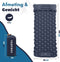 Vertrex Inflate-X1 - Slaapmat - Ingebouwde Pomp - Marineblauw