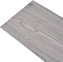 vidaXL - Vloerplanken - niet-zelfklevend - 4,46 - m² - 3 - mm - PVC - donkergrijs