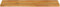 vidaXL - Tafelblad - met - natuurlijke - rand - 110x20x2,5 - cm - massief - mangohout