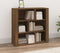 vidaXL - Dressoir - 80x30x80 - cm - bewerkt - hout - bruin - eikenkleur