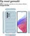 imoshion Hoesje - Geschikt voor Samsung Galaxy A53 - EasyGrip Backcover - Lichtblauw