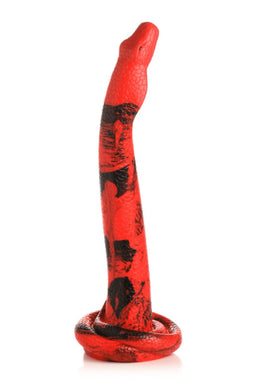 King Cobra - Silicone Dildo - 18 / 45 cm - Red/Black