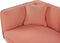 CHEVANNES - Chaise longue - Perzik - Linkszijdig - Polyester