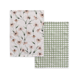 Happy Friday Tea towel (2 pc) Tinny bloom 70x50 cm Multicolor