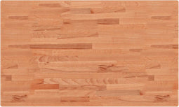 vidaXL - Tafelblad - rechthoekig - 100x60x1,5 - cm - massief - beukenhout